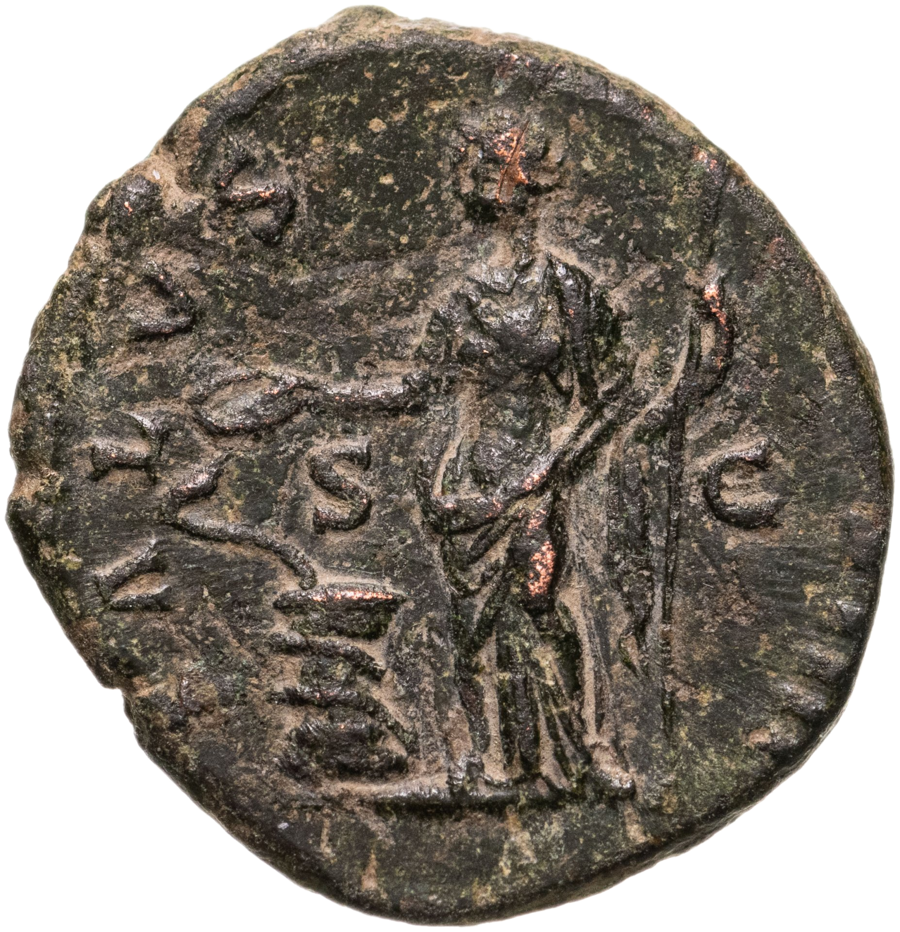 Бронзовый асс Антонина Пия 151–152 года